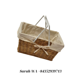 ตะกร้าปิกนิกไม้ไผ่สุดหรูพร้อมสานที่ไม่เหมือนใครซึ่งสร้างขึ้นในเวียดนามเพื่อการผจญภัยกลางแจ้งของคุณ - Product Image 3