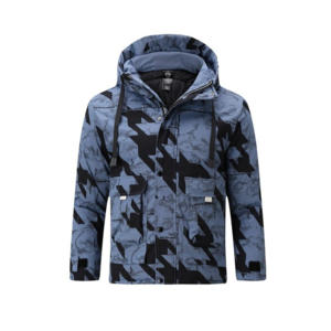 Chaqueta cortavientos personalizada barata al por mayor de color sólido negro OEM/chaqueta de entrenadores en blanco de moda callejera OEM - Product Image 3