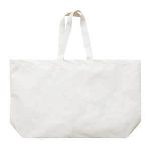 Sac fourre-tout pliant de plage de qualité supérieure avec bandoulière unique esthétique réutilisable femmes lettre motif toile de coton - Product Image 5