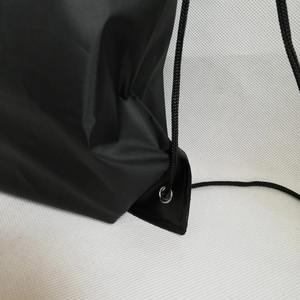 Vente en gros 500 pièces/lot Promotion personnalisée 210D Nylon cordon sacs à dos Portable affaires sacs étanches Logo de haute qualité - Product Image 6