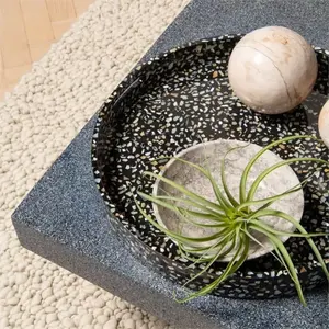 Nueva Bandeja de Servir Hecha a Mano con Madreperla, Ecológica, Platos de Estilo Bohemio Personalizados para Regalos, de Vietnam - Product Image 5