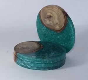 Brown Best Quality <b>Wooden</b> Tea Coaster Round Shape Customized Wholesale Mini Craft <b>Wooden</b> Pallet Manufacturer Coaster Set - Product Image 6