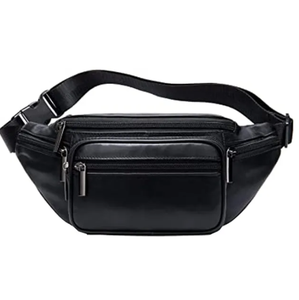 กระเป๋าคาดอกคาดลำตัวหนังคุณภาพสูงพร้อมตะขอเกี่ยวสายชาร์จแฟชั่นสำหรับกีฬากลางแจ้ง - Product Image 1