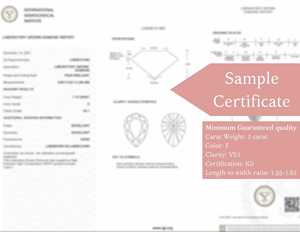 เพชร CVD ทรงกลมบริลเลียนท์ 2.0 กะรัต ระดับ VVS2 ผลิตในห้องปฏิบัติการ รับรองโดย IGI พร้อมใบรับรอง สำหรับทำเครื่องประดับเจ้าสาว - Product Image 3