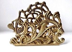 Vente chaude porte-mouchoirs de haute qualité en bois base en métal forme ronde porte-serviettes pour la maison décoration de table porte-serviettes - Product Image 6