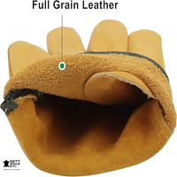 Gants de travail en cuir de vachette OEM, écologiques, respirants, thermiques, compatibles avec les écrans tactiles, pour hommes et femmes, voyages, sports, jardinage