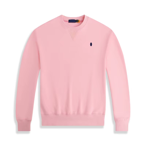 Sudadera Blanca de Cuello Redondo para Hombre, Corte Regular, 100% Algodón, Tejido de Punto, Informal, Color Sólido, Logotipo Frontal, Ropa de Otoño - Product Image 4