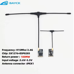 Récepteur Nano BAYCK ELRS 915M/2.4G SX1281 SX1276 ESP8285 Longue Portée Faible Latence ExpressLRS RX - Product Image 3