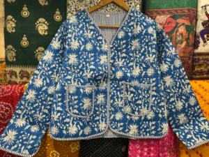 เสื้อแจ็คเก็ตบุนวมสไตล์โบฮีเมียนทำด้วยมือเสื้อโค้ทพิมพ์ลายสำหรับฤดูใบไม้ร่วงฤดูหนาวกระดุมเติมระบายอากาศได้ดีของขวัญวันหยุด - Product Image 6