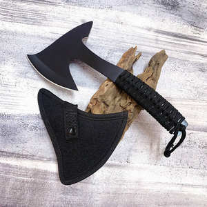 Hacha Táctica de Supervivencia para Campamento, Portátil, Pequeña, de Acero con Alto Contenido de Carbono, con Parte Trasera Plana, con Logotipo Personalizado - Product Image 1