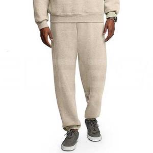 Pantalones de jogging informales de cintura media para hombre, ropa deportiva de invierno, bolsillo con cremallera, patrón recto, estilo callejero Hip Hop, lana de lona informal - Product Image 3