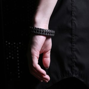 Pulsera de punto de cuero genuino para hombre, accesorios de mano en la categoría de cinturón de moda - Product Image 5