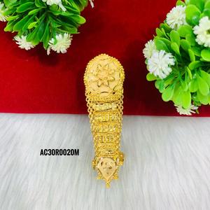 Mujer chapada en oro nuevos anillos de diseño joyería de moda en línea todo tipo un gramo Anillos de joyería de moda - Product Image 2