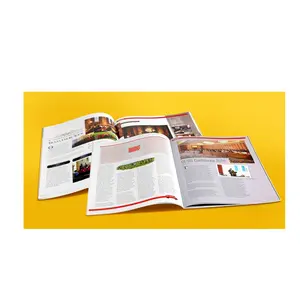 Best Quality Customized Magazine Catalog Brochure Printing Professional Booklet Printing from India Export