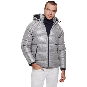Chaqueta acolchada de invierno para hombre con logotipo personalizado OEM, nuevo estilo de calle, con capucha, larga y fina para el calor al aire libre, precio bajo - Product Image 1