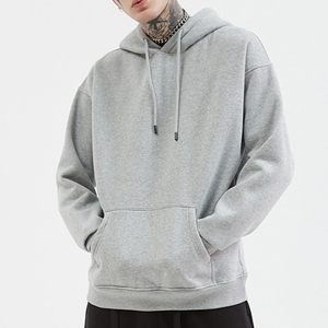 Custom Logo Winter Solid Over Size Blank Fleece <b>Hoodies</b> No <b>String</b> Embroidery 500gsm Heavy Weight Street Wear Plain Men's <b>Hoodies</b> - Product Image 1