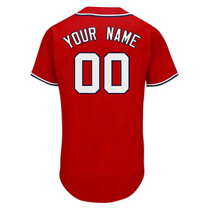 OEM Custom Design Unisex Red Baseball & Softball Sportswear <b>Jerseys</b> New Specific Fit USA Design for Men & Women's <b>Jackets</b> - Product Image 5