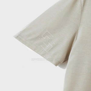 T-shirt décontracté pour homme de qualité supérieure, à épaules tombantes, léger, durable, en polyester/coton, écologique, respirant, séchage rapide - Product Image 5