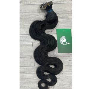 เทปผมตรงธรรมชาติมีหลายสีผมมนุษย์แท้ความยาว8-32นิ้ว - Product Image 2