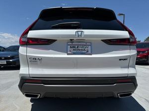 Hond_a C R V Hybrid Sport-L AWD d'occasion blanc 2025 avec jantes en alliage, sièges en cuir, démarrage à distance, Bluetooth, sièges chauffants - Product Image 4