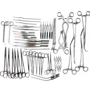 Juego de Instrumentos Quirúrgicos Ortopédicos de 82 Piezas, Instrumentos Quirúrgicos de Acero Inoxidable, Grado Quirúrgico Manual, Autoclavable, Kit Médico Profesional - Product Image 4