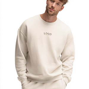 Diseñe su propia ropa de hombre Transpirable Basics Algodón Fleece Elegante Invierno Casual Sudaderas de manga larga para hombre - Product Image 4
