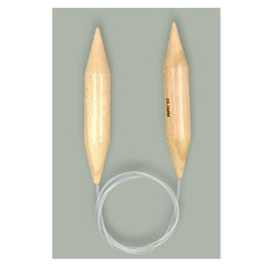 Fournisseur en gros Aiguilles à tricoter en bois Jumbo Droite Outil de tissage en bois Gros fil Débutant DIY Tissu 15mm 20mm 25mm - Product Image 2