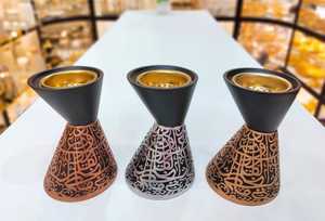 Quemador de Incienso de Mesa de la Mejor Calidad, Quemador de Incienso de Metal Bakhoor para Decoración del Hogar, Juego de 2 Piezas a Precio de Mayoreo 2025 - Product Image 4