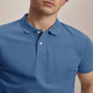 Camiseta Personalizable para Hombre, 100% Algodón, Tejido de Punto, Transpirable, de Secado Rápido, Cuello Redondo, Manga Corta, Estilo Ejecutivo con Patrón Liso - Product Image 3