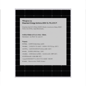 Panel Solar ShaanTech Energy Solutions de 250W SLR-PNL-201E-P - Product Image 2