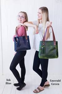 Alw กระเป๋าสะพายไหล่ทำจากหนังแท้สำหรับผู้หญิงมีซิปแบบเปิดมีสไตล์สำหรับทำงานออฟฟิศ - Product Image 5