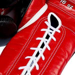 Guantes de boxeo ganadores rojos/negros personalizados de la más alta calidad Guantes de boxeo de cuero genuino 100% Precio al por mayor Entrega más rápida - Product Image 5