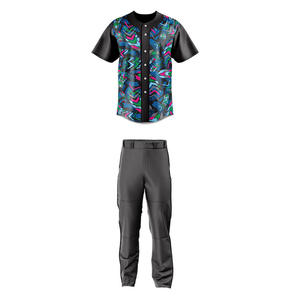 Camiseta de béisbol de uniforme de equipo de calidad, tela de secado rápido de poliéster por sublimación personalizada adecuada para equipos escolares y clubes deportivos - Product Image 5