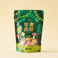 Sacs à collation écologiques personnalisés, sachets alimentaires refermables de qualité alimentaire, avec fermeture éclair thermoscellable, recyclables, pour l'emballage alimentaire