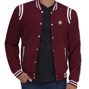 Veste d'hiver pour homme, style Letterman, service OEM, personnalisable, haute qualité, coupe-vent, respirante, séchage rapide, doublure en laine - Product Image 4