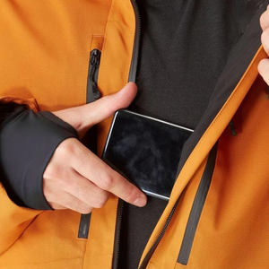 Veste de ski pour homme grande taille, confortable et respirante, design et logo personnalisés, vêtements de neige pour homme - Product Image 3