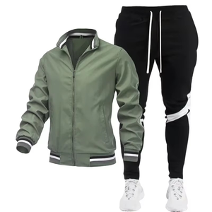 Chándal con Capucha para Hombre 2025, Temporada Primavera-Otoño, Ecológico, de Secado Rápido, Informal, de Manga Larga, con Estampado Combinado, 100% Algodón - Product Image 3