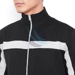 Conjunto Deportivo de Felpa Técnica para Hombre, de Alta Calidad, con Logotipo Personalizado, Sudadera con Capucha, Transpirable, con Cremallera y Contraste de Color - Product Image 2