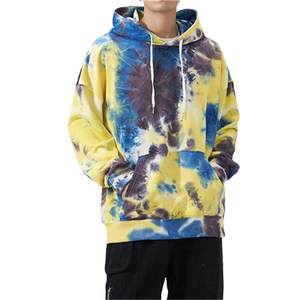 Sudadera con capucha con tinte de corbata unisex, Jersey de algodón pesado de alta calidad, ropa de calle personalizada para hombres, sudaderas con capucha y sudaderas con estampado digital - Product Image 3