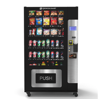 Distributeur automatique de boissons et de snacks, machine de vente sans argent liquide, Verkaufsautomaten Euro