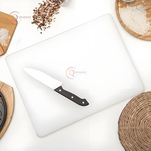 Planche à découper en marbre pur naturel la plus élevée de luxe avec motif en pierre Rectangle Style moderne classique pour vaisselle ustensiles de cuisine - Product Image 2