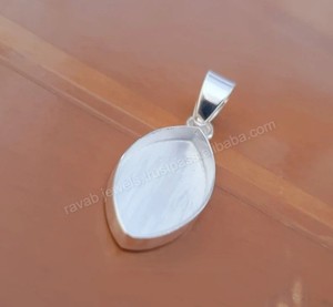 925 plata esterlina sólida Marquesa bisel montaje 3x6mm a 12x24mm Copa DIY componente de joyería en blanco personalizado hecho a mano encontrar - Product Image 2