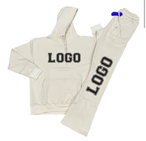 Conjunto Deportivo de Gimnasio con Logotipo Personalizado de Alta Calidad, Pantalones Deportivos de Forro Polar para Hombre, Sudadera con Capucha Informal, Pantalones Deportivos, Chándal - Product Image 4