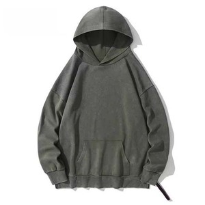 Sudaderas con capucha de lavado ácido para hombre, sudaderas de gran tamaño, ropa de calle personalizada, sudaderas con capucha de algodón 100% Vintage para hombre, sudaderas básicas - Product Image 1