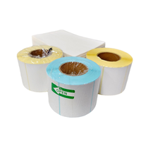 Etiquetas Térmicas Directas Personalizadas de Fábrica, Resistentes a las Manchas, con Código de Barras y Detalles de Sabor para Estantes de Bebidas de Supermercado, 2x4 Pulgadas