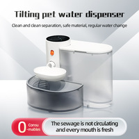 Fontaine à eau automatique sans fil JZ pour chat 3L grande capacité distributeur de boissons pour animaux de compagnie pompe silencieuse USB système de filtre rechargeable