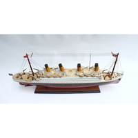 Bms en bois TITANICC, modèle de expédition, expédition sur socle, 100 cm