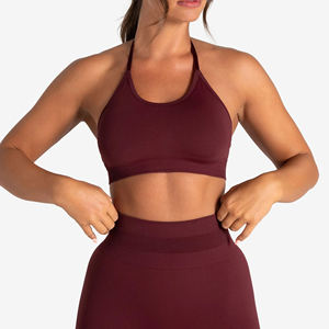 Diseñe su propio estilo de moda al por mayor de buen material OEM servicios precio caliente Sujetador deportivo para las mujeres - Product Image 3