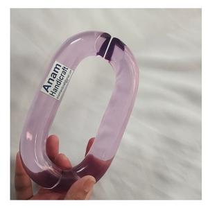 Customized Modern Acrylic Chain Wall Accents Handmade Modern Ornamental Resin Hanging for Home Decor Diwali Festival Ready - Product Image 1