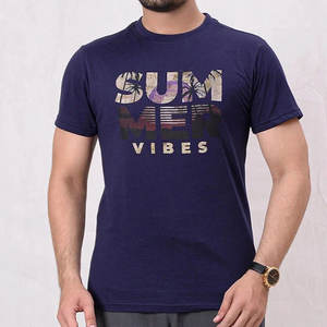 T-shirt imprimé pour homme de haute qualité, imprimé vintage vieilli, vêtements personnalisés, polyester/coton respirant et écologique, fabriqué au Pakistan - Product Image 1